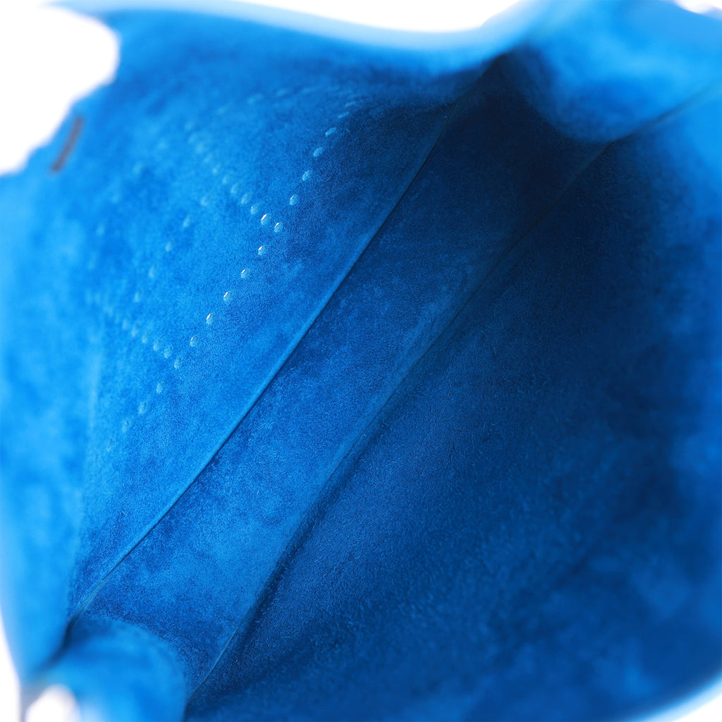 Hermès Evelyn III 29 l Bleu du Nord Clemence l Palladium