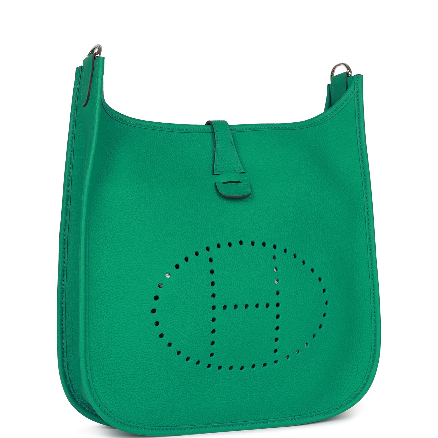 Hermes Evelyne III PM Vert Jade Clemence Palladium Hardware – Madison ...