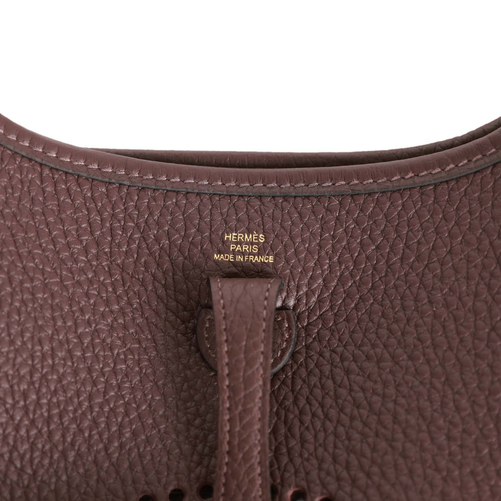 Hermès Evelyne TPM Red Leather ref.332971 - Joli Closet