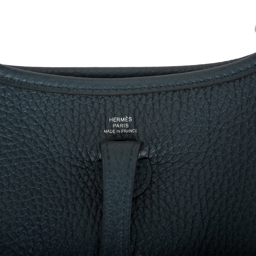 Hermès - Evelyne TPM - Vert Cypress Clemence - GHW - Brand New