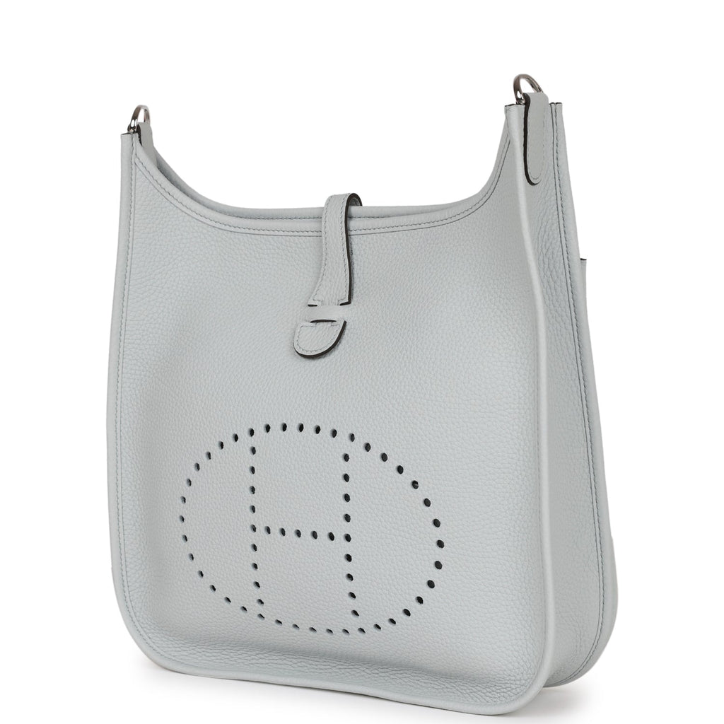Hermes Evelyne 3 bag PM Biscuit Clemence leather Silver hardware