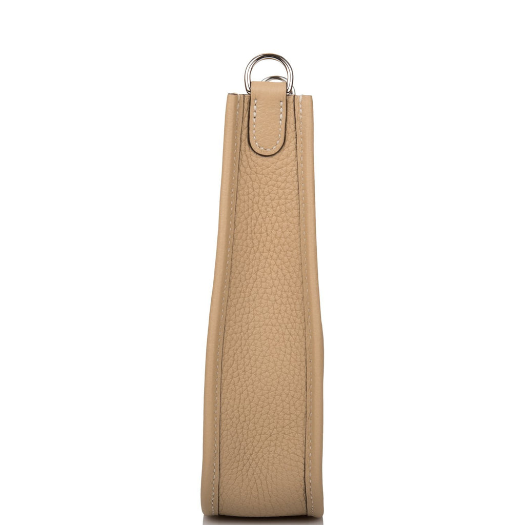 Hermès - Vert Cypress Clemence Evelyne TPM Bag Palladium Hardware