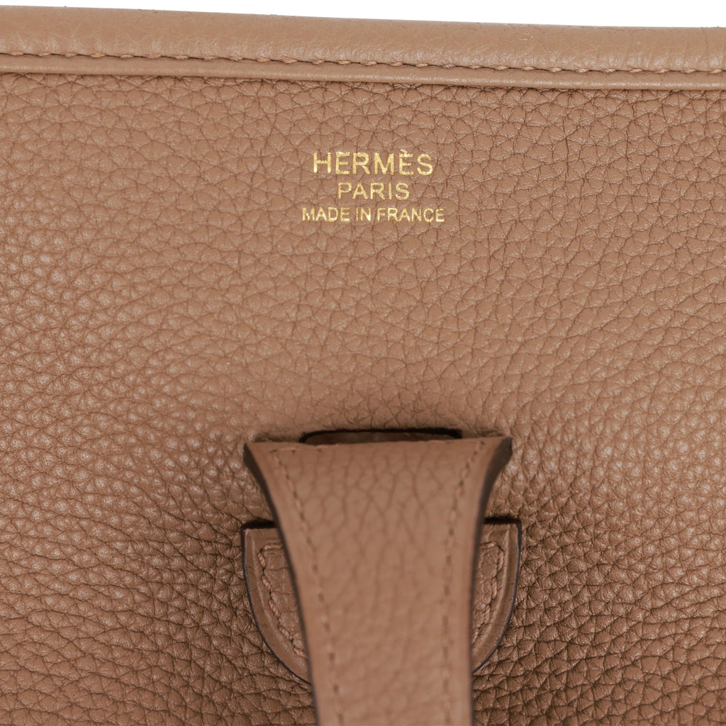 Hermès Evelyne III 29 bag $3,525 Gold Maurice US H073599CK37