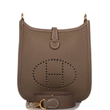 Hermes Evelyne TPM Etoupe Clemence Gold Hardware