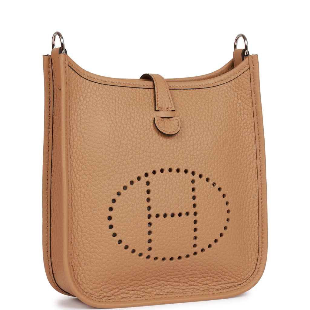 Hermès Evelyne 16 e TPM Bag Chai Clemence Beige Leather