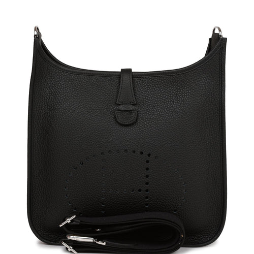 Hermes Evelyne III PM Black Clemence Palladium Hardware