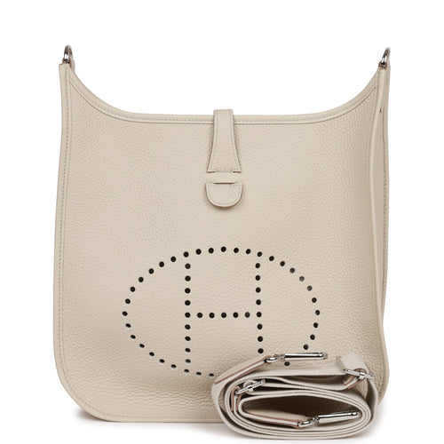Hermes Evelyne III PM Beton Clemence Palladium Hardware