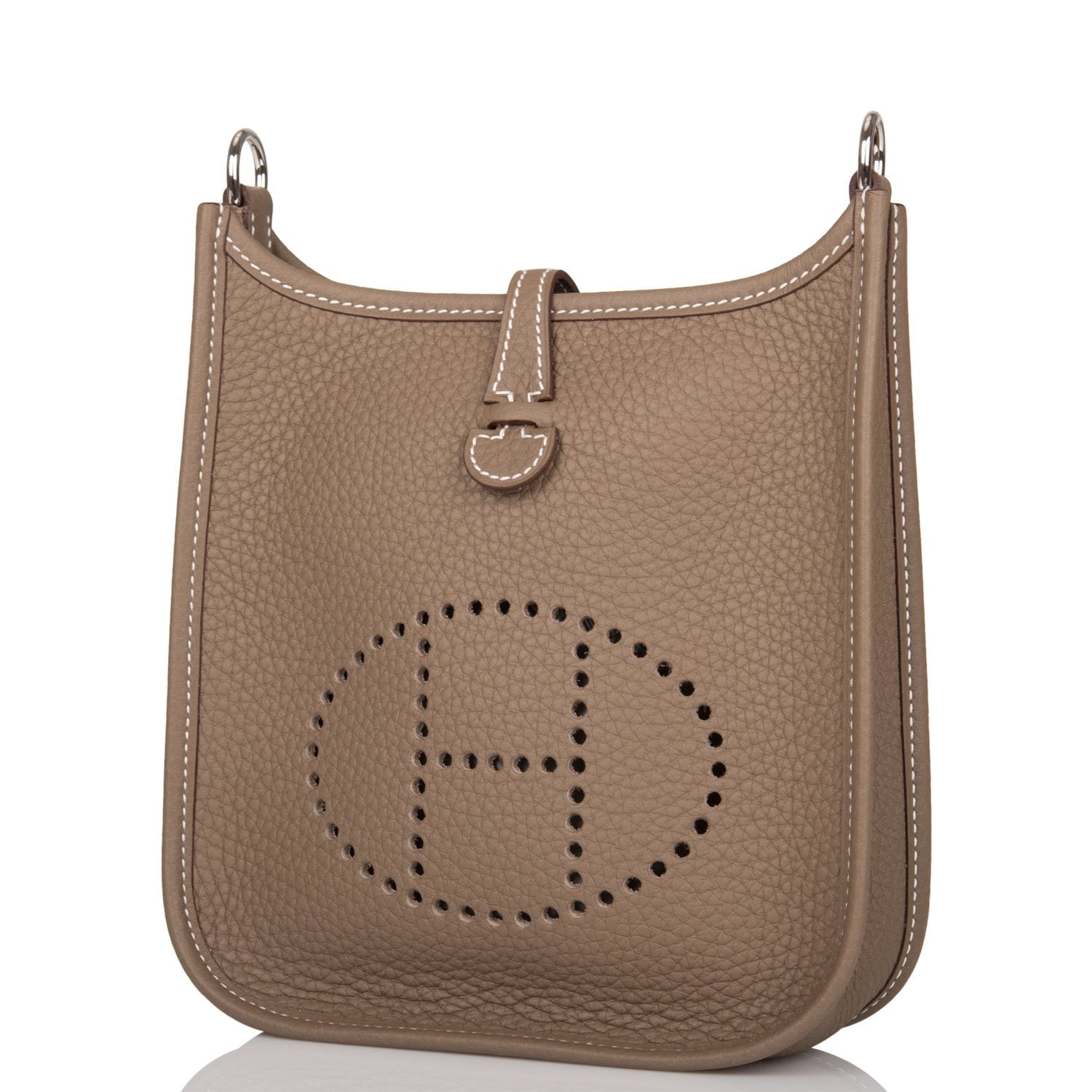 Hermes Evelyne TPM Etoupe Clemence Bag Palladium Hardware – Madison ...