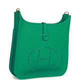 Hermes Evelyne III PM Vert Jade Clemence Gold Hardware