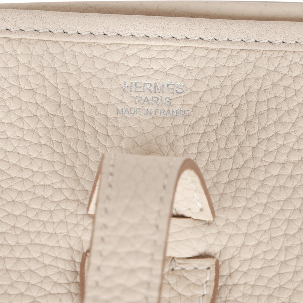 Hermes Evelyne III PM Crossbody Bag Rouge Sellier Leather Palladium Ha –  Celebrity Owned
