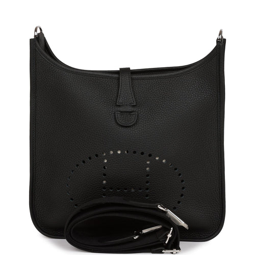 Hermes Evelyne III PM Black Clemence Palladium Hardware