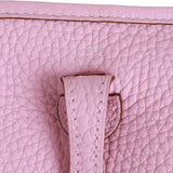 Hermes Evelyne TPM Mauve Sylvestre Clemence Palladium Hardware