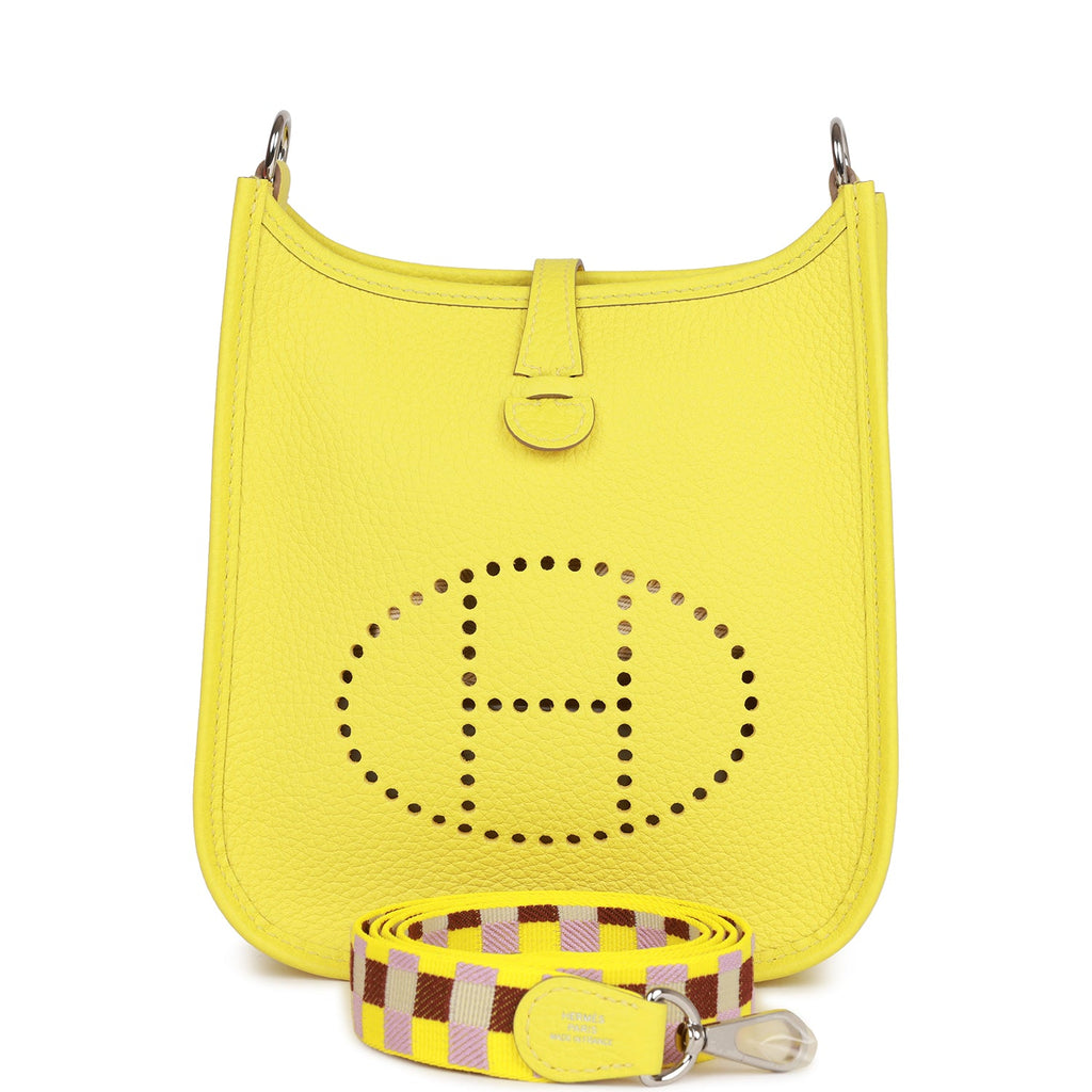 Hermes Evelyn Shoulder Bag Yellow