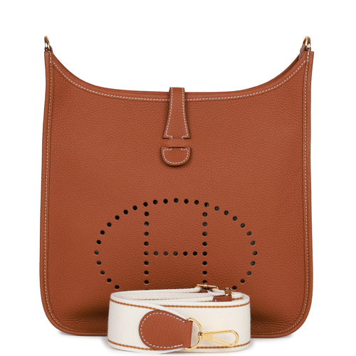 Hermes Evelyne III PM Gold Clemence Gold Hardware