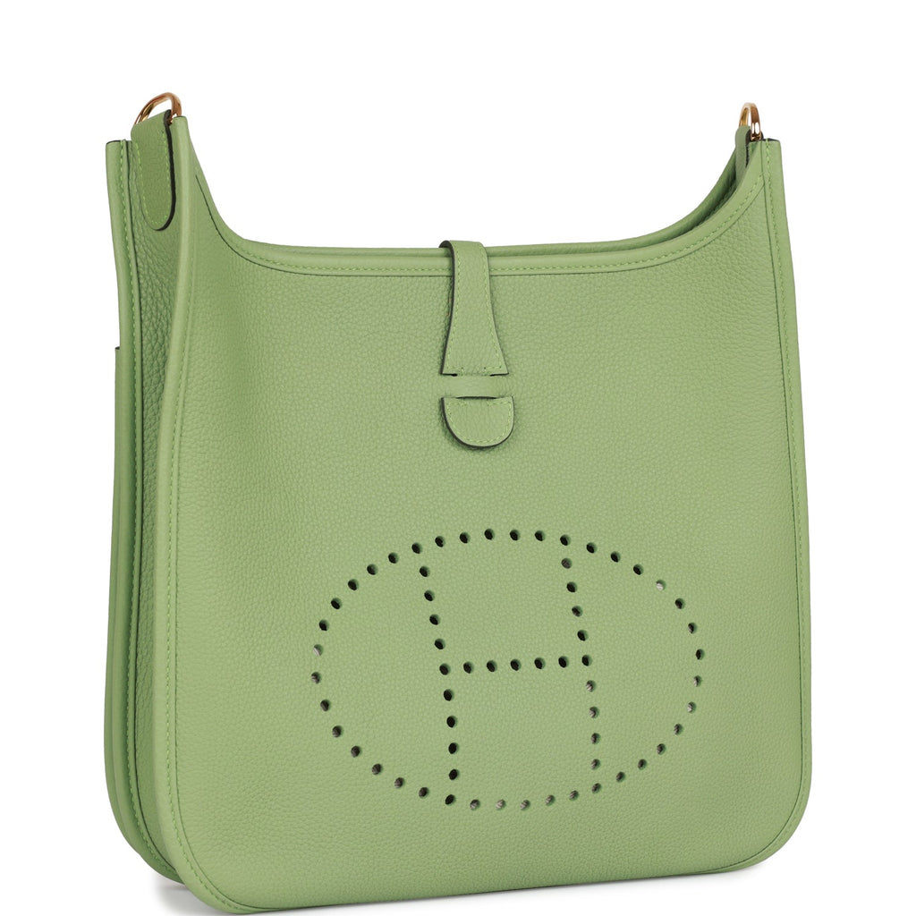 Luxmiila bags - Hermès Evelyn mini vert criquet ghw , DM