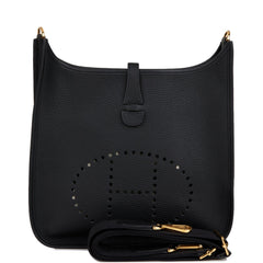 HERMES Leather Evelyne TPM Gold Buckle Shoulder Bag Black – Brand Off Hong  Kong Online Store