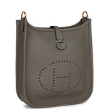 Hermes Evelyne TPM Gris Meyer Clemence Gold Hardware