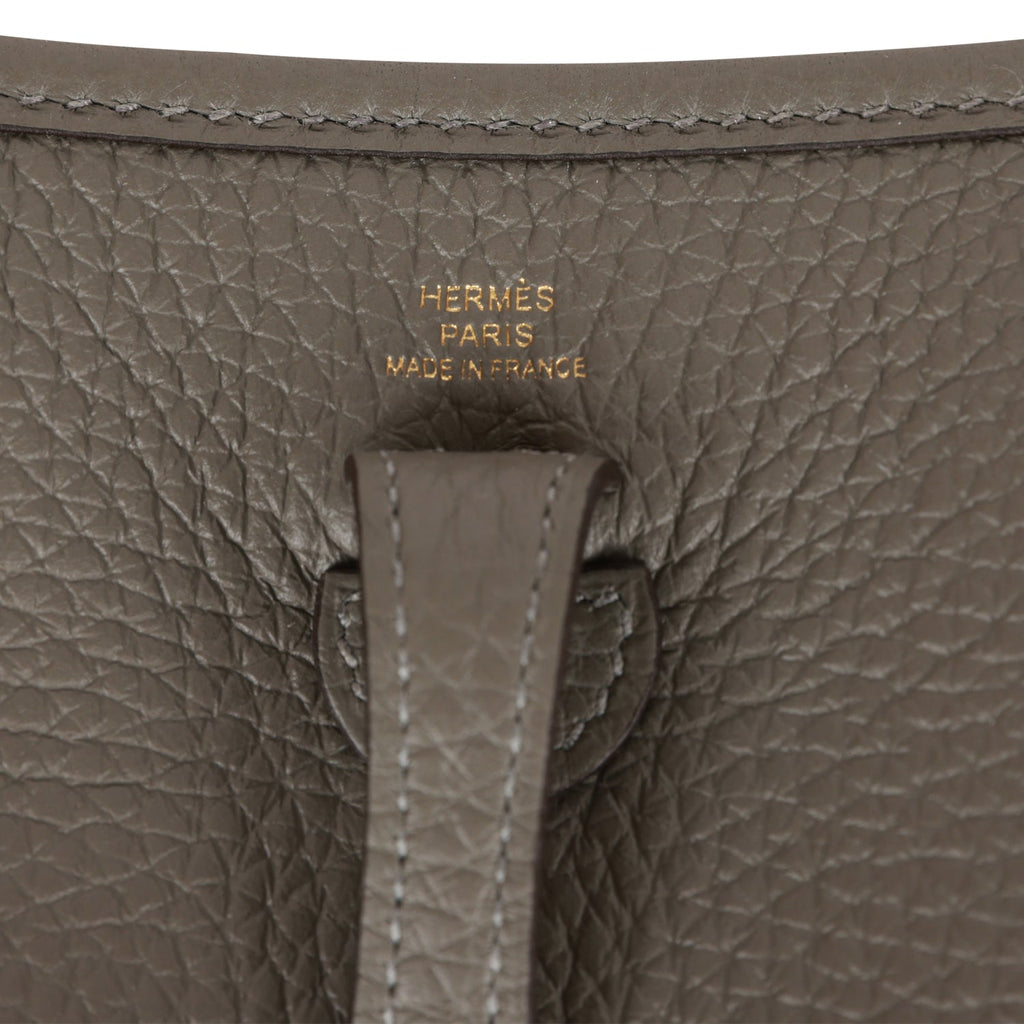 Hermes Evelyne TPM Gold Clemence Gold Hardware – Madison Avenue Couture