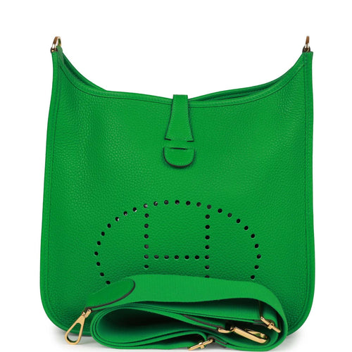 Hermes Evelyne III PM Bambou Clemence Gold Hardware