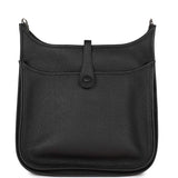 Hermes Evelyne PM Black Clemence Palladium Hardware