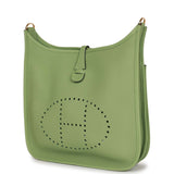 Hermes Evelyne III PM Vert Criquet Clemence Gold Hardware