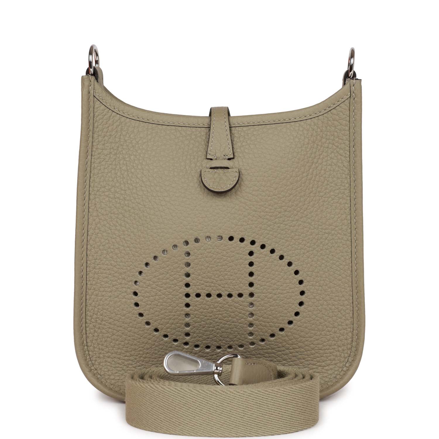 Hermes Evelyne TPM Sage Clemence Palladium Hardware – Madison Avenue ...