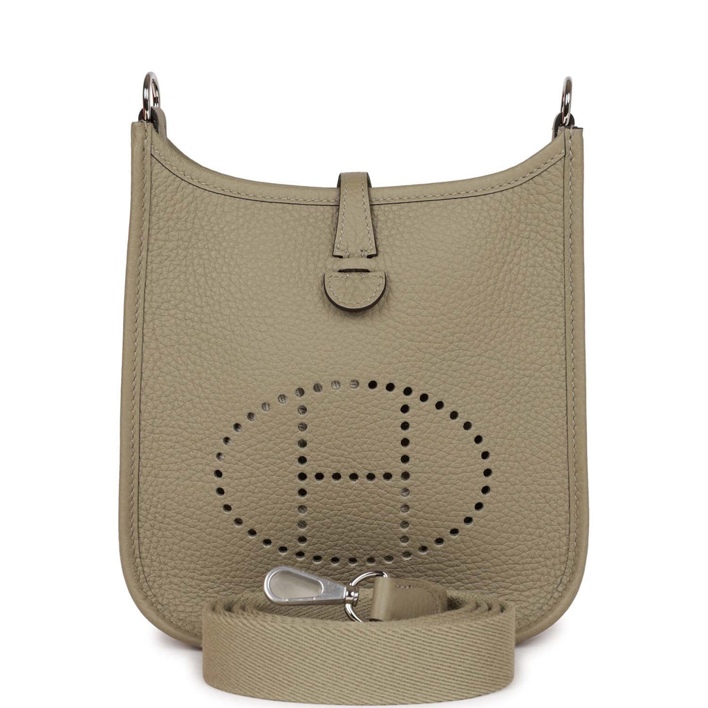 Hermes mini Evelyne rouge sellier, Women's Fashion, Bags & Wallets