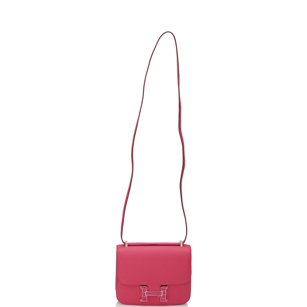 Hermès Constance 18 5P Bubblegum Pink Epsom with Palladium Hardware