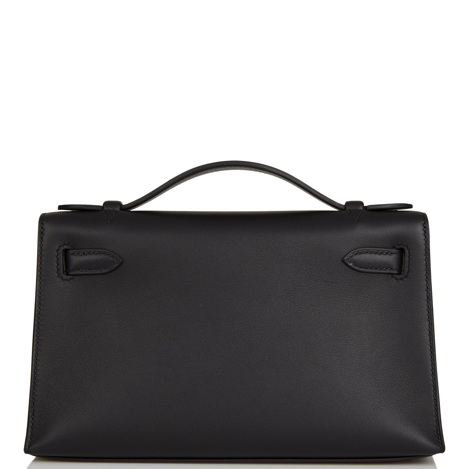 Hermes Kelly Pochette Black Swift Gold Hardware – Madison Avenue Couture