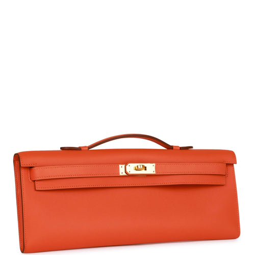 Watercolor Hermès Birkin Bag Orange 