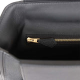 Pre-Owned Hermes 24/24 Bag 29 Black Togo and Swift Gold Hardware