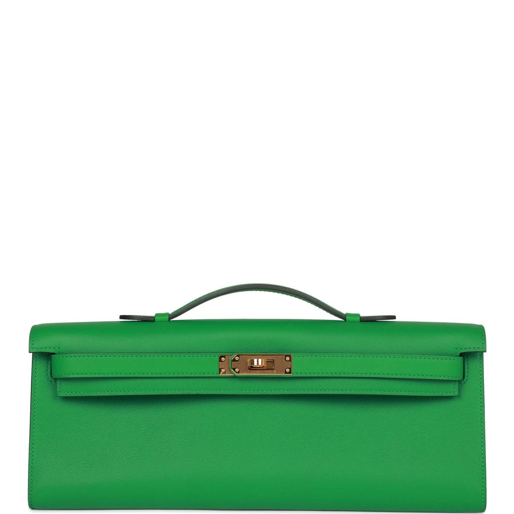 Hermes Kelly Cut Bambou Swift Gold Hardware – Madison Avenue Couture