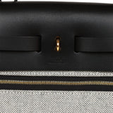 Hermes Herbag 31 "Chain D'ancre" Ecru and Black Vache Leather Gold Hardware