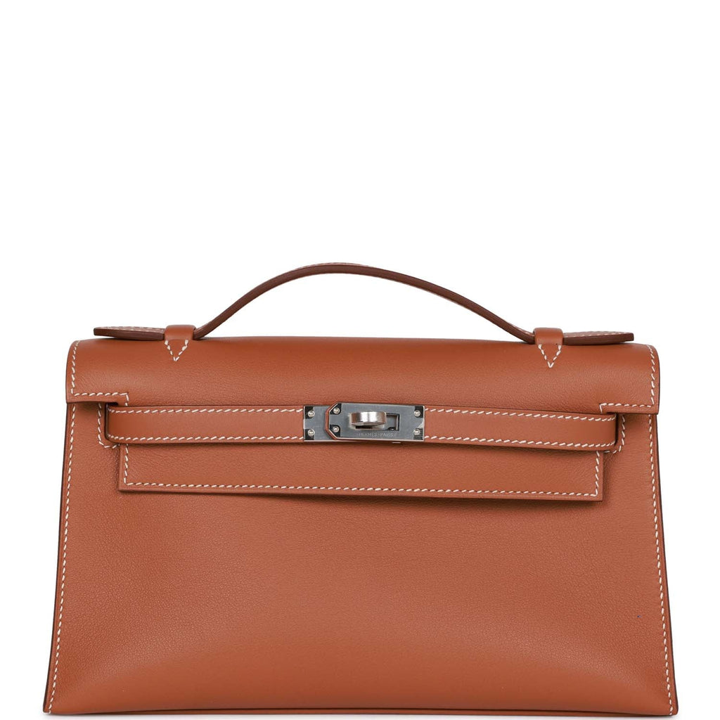 Hermes kelly pochette gold Clearance