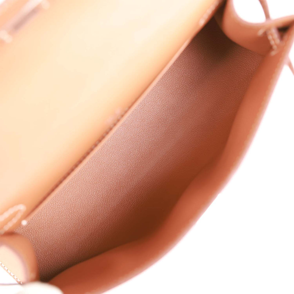 Hermès Rubis Swift Leather Kelly Pochette with Palladium Hardware., Lot  #58086