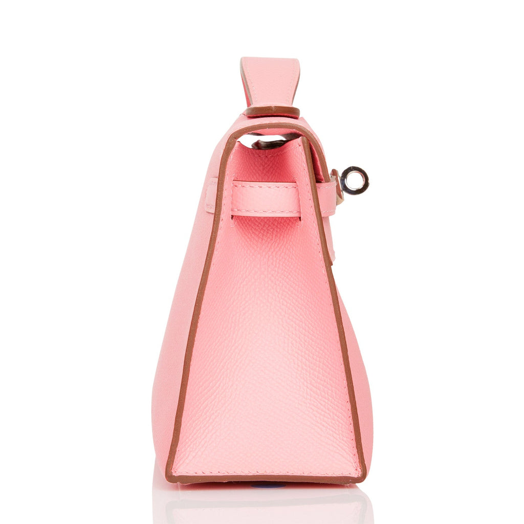 Hermès Kelly Pochette Rose Confetti Epsom Bag