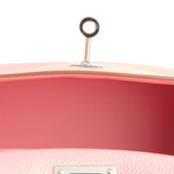 Pre-owned Hermes Kelly Pochette Rose Confetti Epsom Palladium Hardware