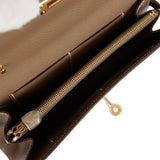 Hermes Kelly Wallet To Go Gris Meyer Epsom Gold Hardware – Madison Avenue  Couture