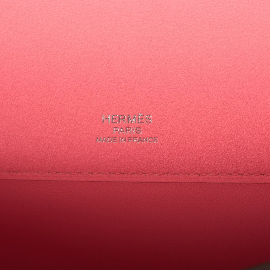 Hermès Kelly Cut Bag Rose Sakura Swift Leather - Palladium Hardware