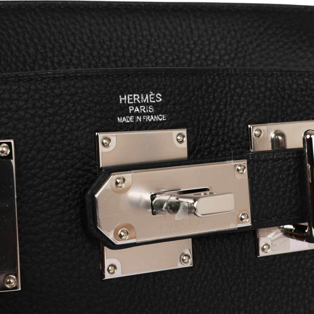 Hermès Hac A Dos Pm Backpack In Navy Togo With Palladium Hardware