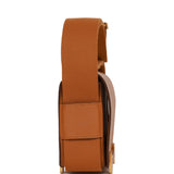 Hermes Geta Caramel Chevre Gold Hardware