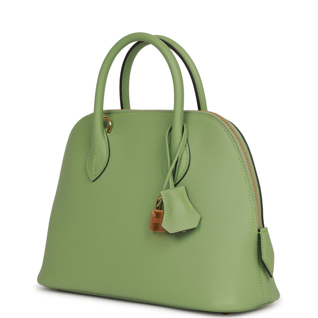 Replica Hermes Bolide 1923 25 Handmade Bag In Vert Criquet Epsom