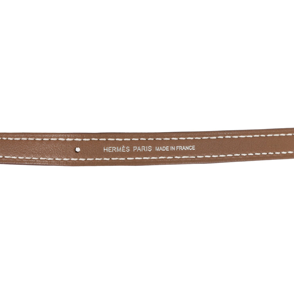 HERMES Vintage Belt Bag in Brown Shearling Certified Authentic