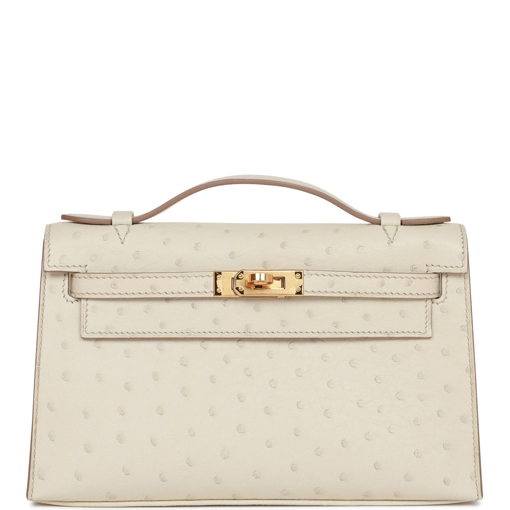 Hermes Kelly Pochette Biscuit Swift Gold Hardware – Madison Avenue Couture