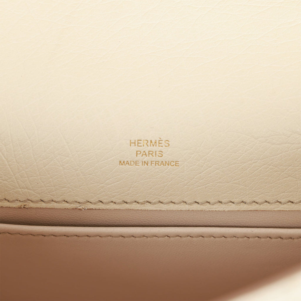 Hermes Kelly Mini Pochette Bag Trench Ostrich Leather Gold Hardware –  labelluxe