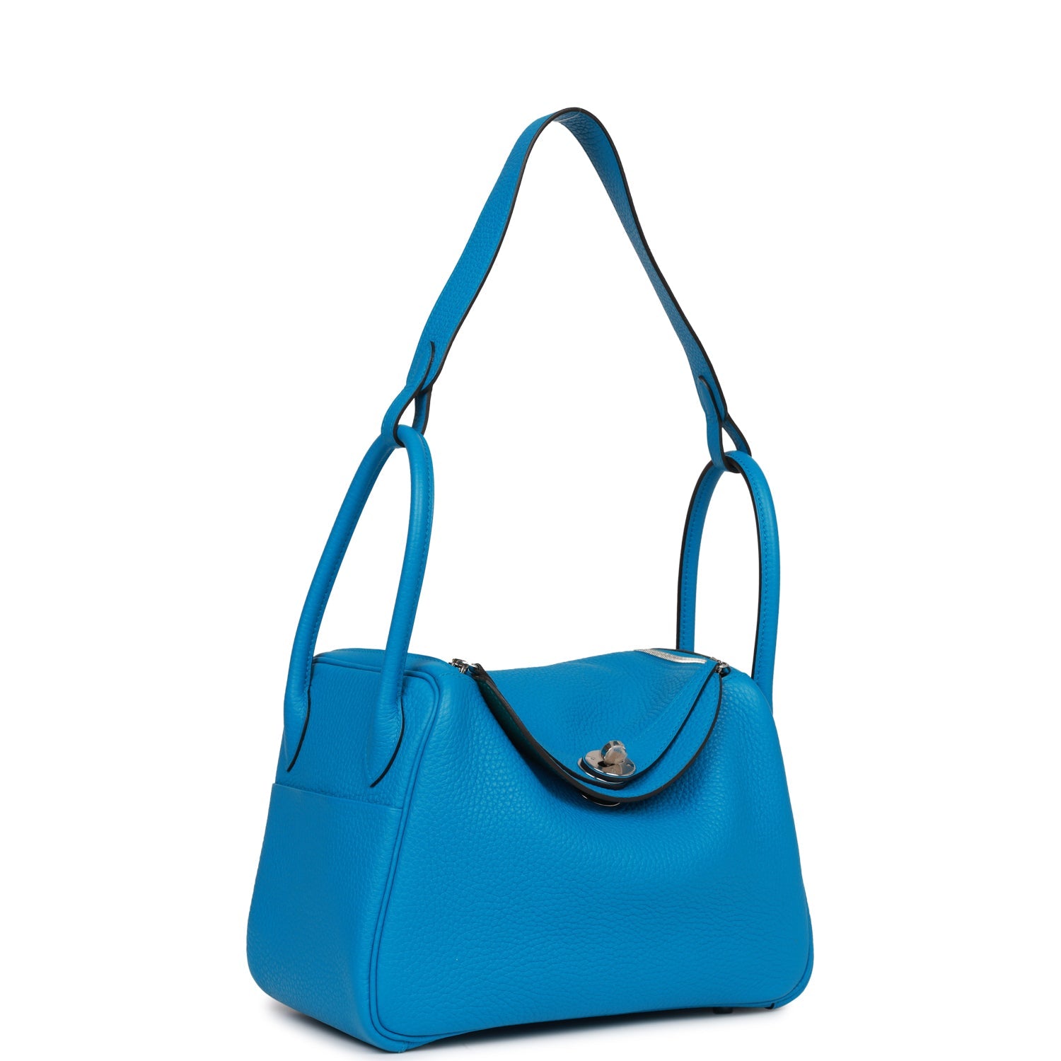 Hermes Lindy 26 Bleu Zanzibar Verso Clemence Palladium Hardware ...