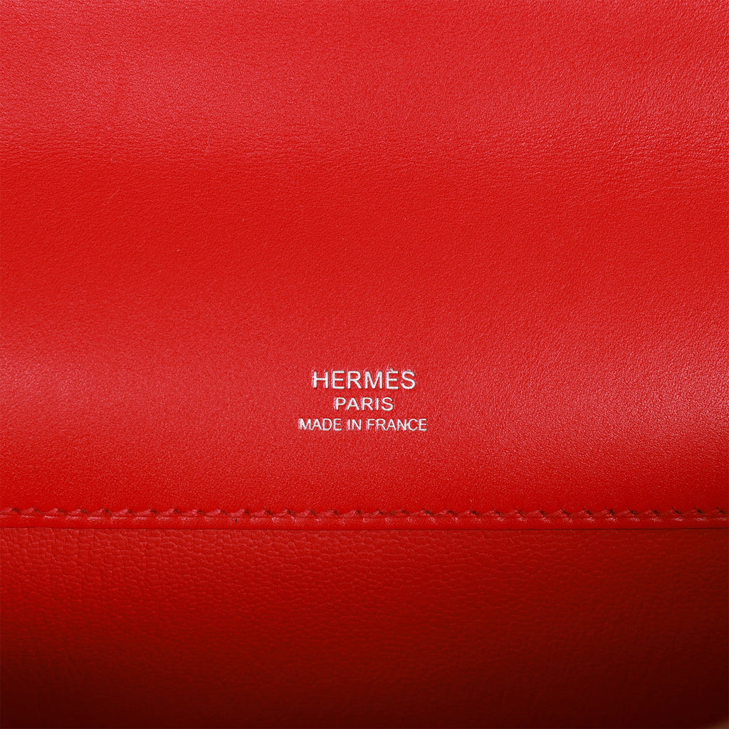 Hermès - Kelly Cut Clutch - Bleu Royal Swift - Palladium Hardware -  Pre-Loved