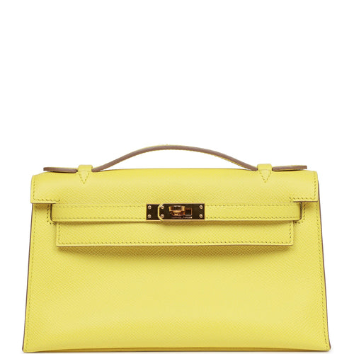 Hermès HERMES BIRKIN 35 Jaune Poussin Yellow Leather ref.171255 - Joli  Closet