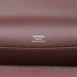 Hermes Geta Rouge Sellier Chevre Palladium Hardware