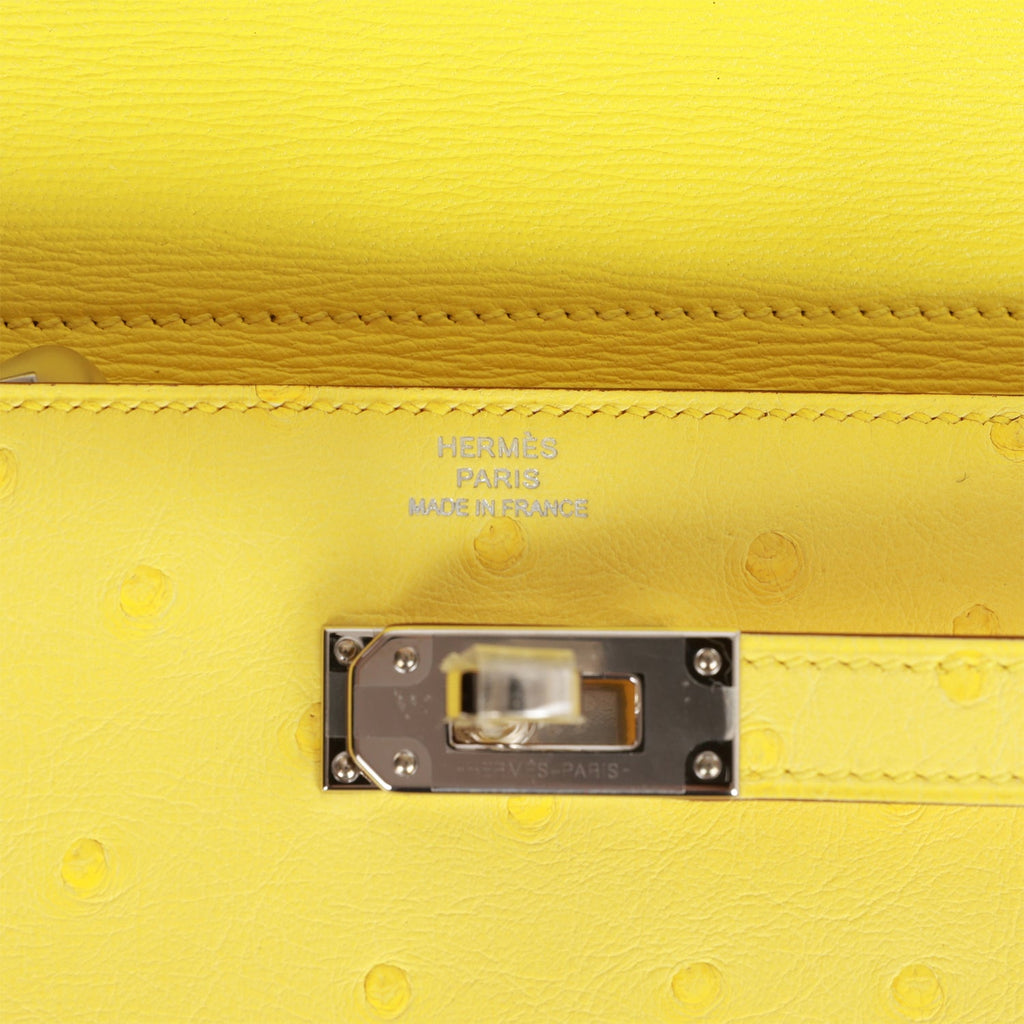 Hermes Kelly Wallet To Go Jaune Citron Chevre Palladium Hardware – Madison  Avenue Couture